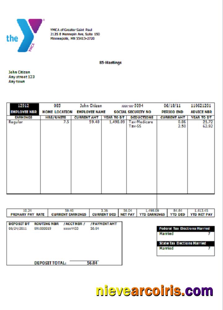 USA social service company employee sheet